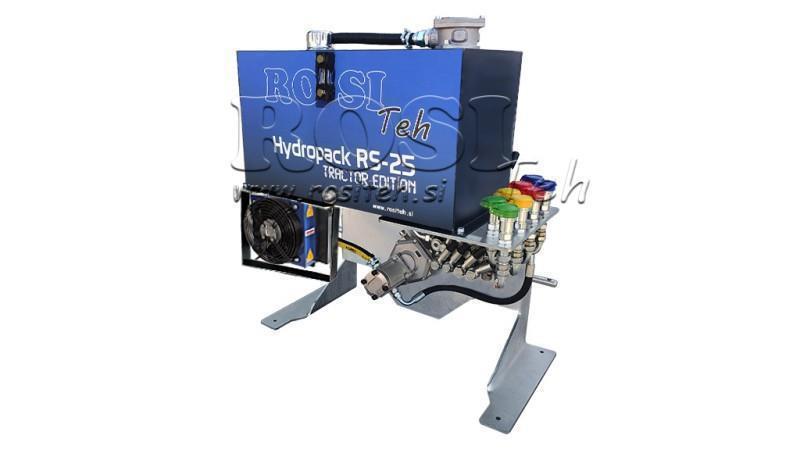 HYDRAULICKÝ AGREGÁT TRAKTORU KAPACITA 100l PRŮTOK 53l/min 4XP80 - S OLEJOVÝM CHLAZENÍM