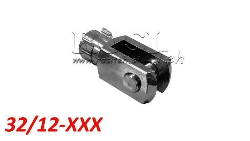 CI MONTERING VOOR PNEUMATISCHE CYLINDER PCAS 32/12 (M10x1.25) KLEM