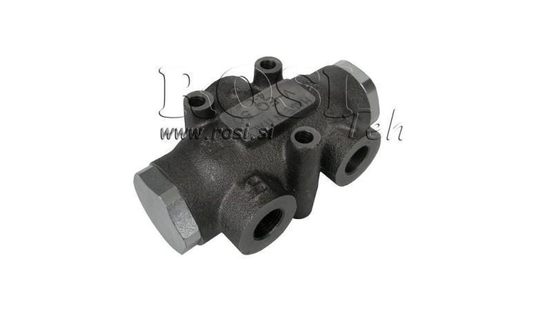 HYDRAULISCHE VERDEELKLEP STROOM V01006 40 - 60 lit - 1/2 - 250 bar (max.300 bar) V-EQ30