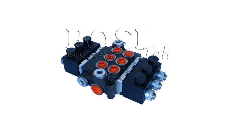 HYDRAULICKÝ VENTIL 3xZ80 12V DC