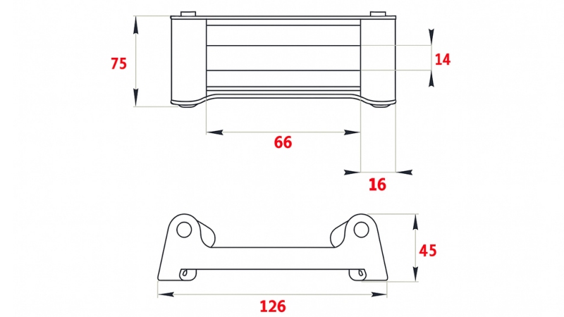RULLENDE GUIDE FOR STÅL KABEL DWM 2000-2500