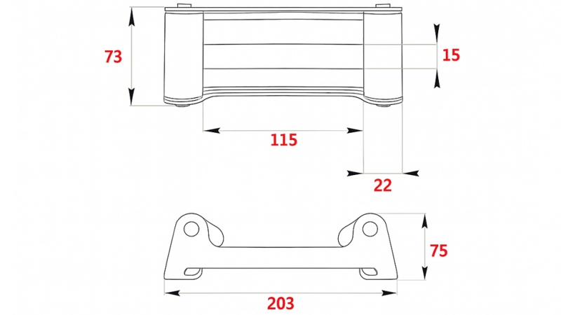 RULLENDE GUIDE FOR STÅL KABEL DWH 4500 HDL