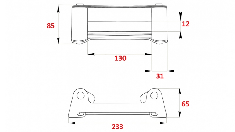 GUIDA ROLLANTE PER CAVO D'ACCIAIO DWM 8000