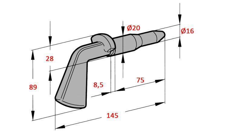 KEIL FI18-22 FÜR MULDENKIPPERHALTER