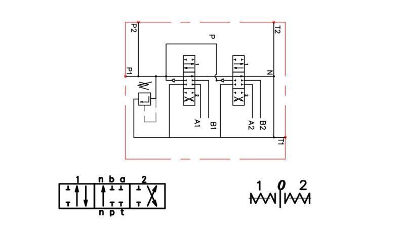 HIDRAVLIČNI VENTIL 2xPC100
