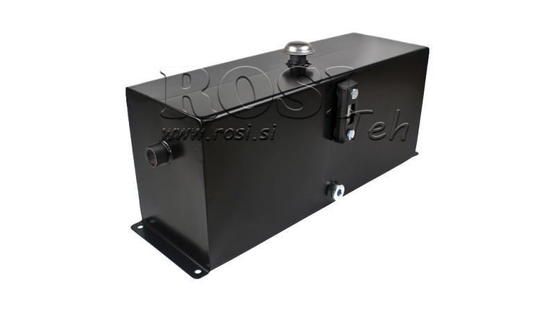 METALLTANK 25 LITER WÜRFEL 260x170x600mm KOMPLETT MIT AUSRÜSTUNG