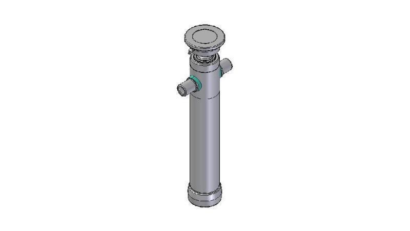 2024S - TELESCOPISCHE CYLINDER STANDAARD/BAL 2 FASES SLAAG 795 DIAMETER 80