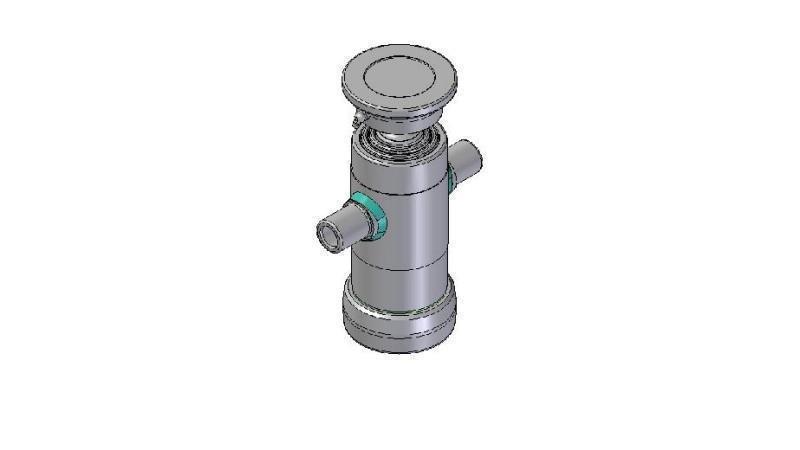 2031S - TELESCOPISCHE CYLINDER STANDAARD/BAL 3 FASES SLAAG 500 DIAMETER 95