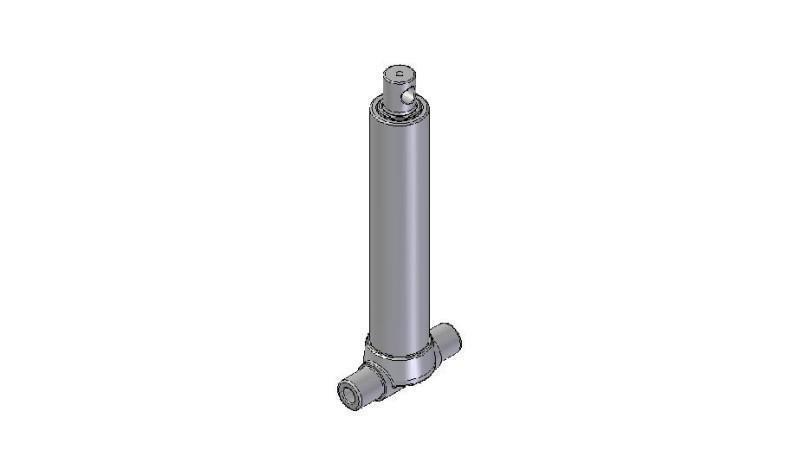 2523F - TELESCOPISCHE CYLINDER INFERIEUR – GAT 2 FASES REIS 695 DIAMETER 80