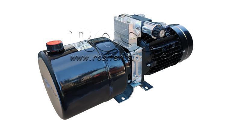 MINI HYDRAULICKÝ AGREGÁT 380V AC (1.5 kW) 110 bar - 5.8 cc - 8.2 lit/min - nádrž 6 lit