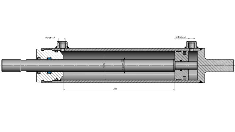 HYDRAULISCHE STUURCYLINDER CASE OEM-87337229