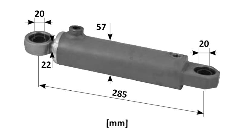 HYDRAULISCHE STUURCYLINDER SAME OEM-0.467.6343.4