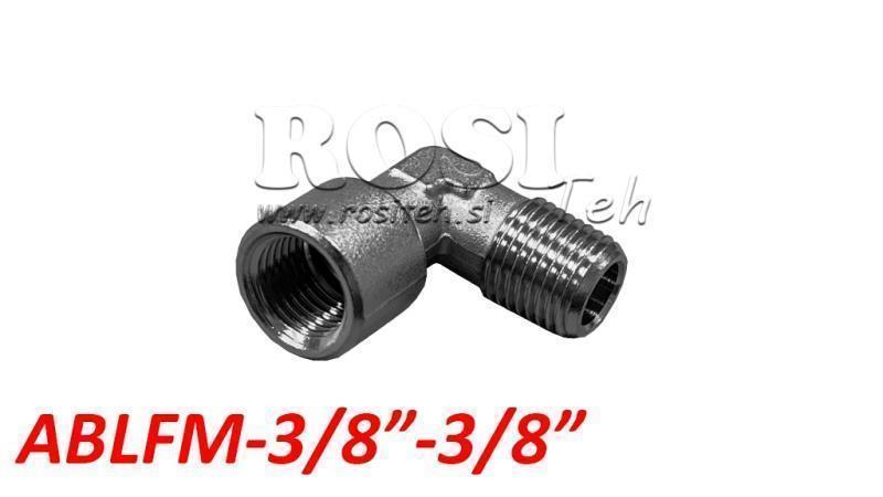 PNEUMATISCHE CLASSIC HOEKVERBINDER ABLFM-038-038