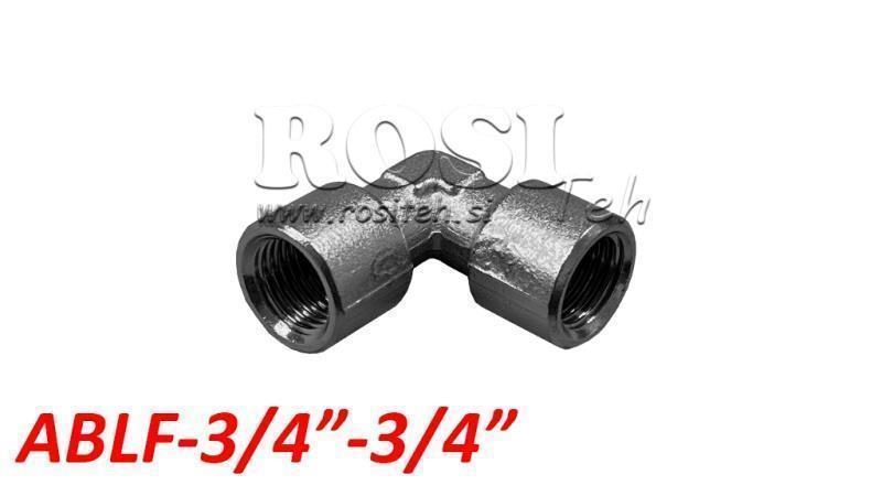 PNEUMATISCHE CLASSIC HOEK AANSLUITING ABLF-034-034