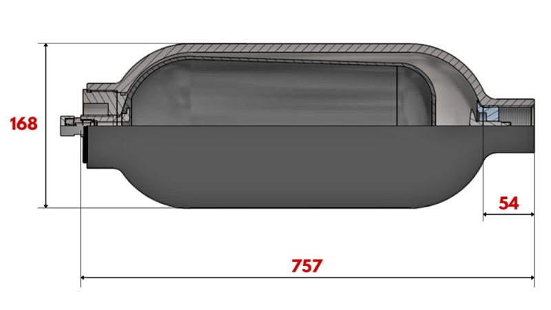 HYDRAULISCHE ACCUMULATOR 10 LIT