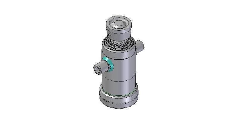 3041S -TELESCOPICKÝ CYLINDR STANDARD/KULIČKA 4 STUPNĚ ZDVIH 670 PRŮMĚR 124