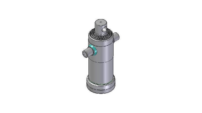 3043F - TELESCOPISCHE CYLINDER STANDAARD/GAT 4 FASES SLAAG 950 FI 124
