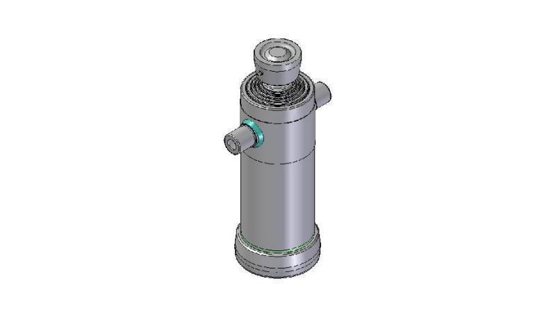 3057S -TELESCOPISCHE CYLINDER STANDAARD/BAL 5 FASES SLAG 830 DIAMETER 152