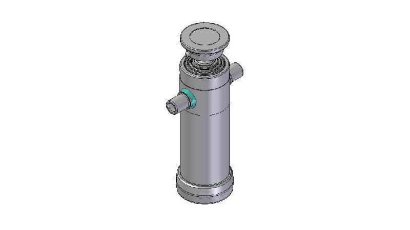 3065S -TELESCOPICKÝ CYLINDR STANDARD/BALL 4 STUPNĚ ZDVIH 1050 PRŮMĚR 112