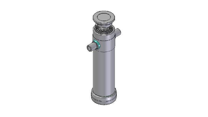 3067S - TELESCOPISCHE CYLINDER STANDAARD/BAL 4 FASES SLAAG 1390 DIAMETER 112