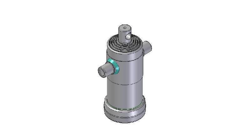 3092F -TELESCOPICKÝ CYLINDR STANDARD/DÍRA 5 STUPŇŮ ZDVIH 1040 FI 124