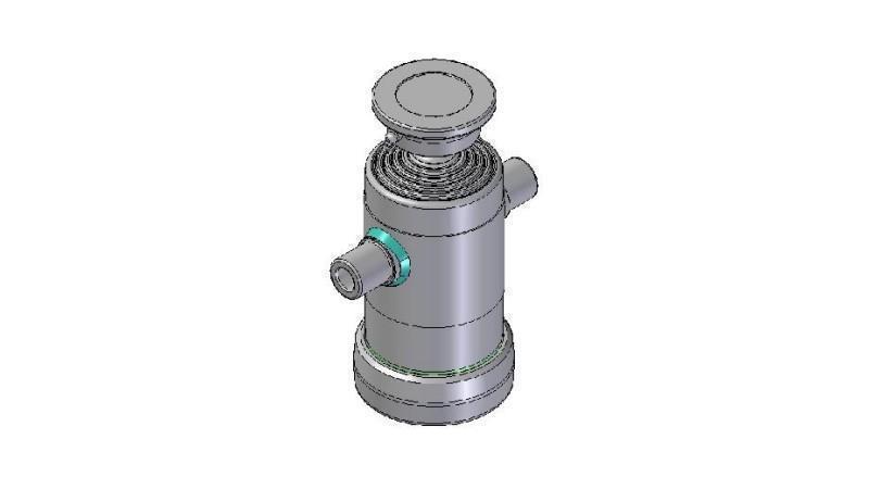 3098S - TELESCOPISCHE CYLINDER STANDAARD/BAL 5 FASES SLAAG 765 DIAMETER 124