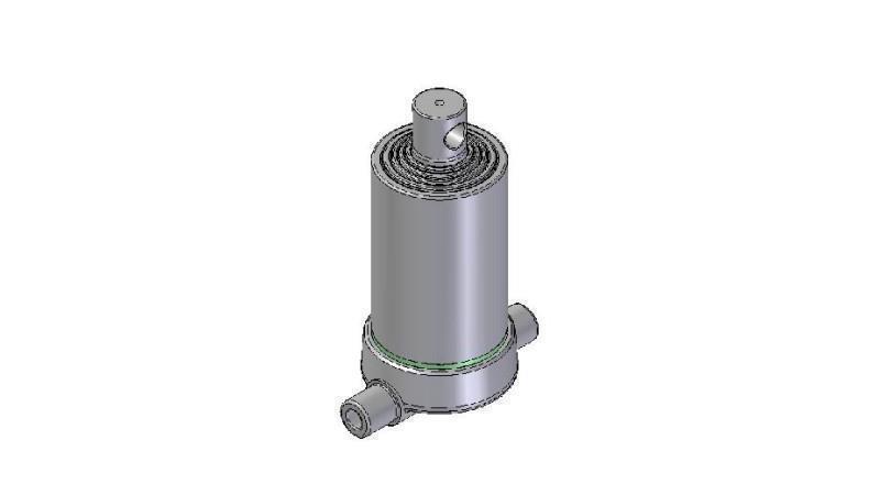 3551F - TELESCOPISCHE CYLINDER ONDER – GAT 5 GRADEN SLAAG 980 FI 152