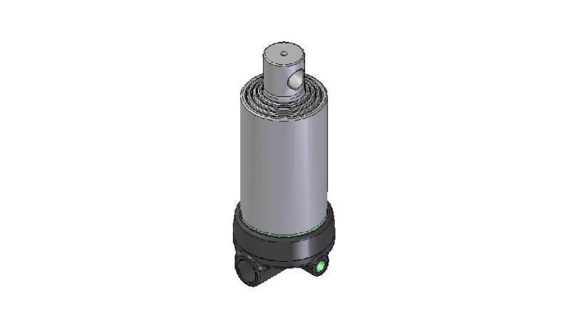3641F -TELESCOPIC CYLINDER HOLE - LOCH 4 STUFEN REISE 670 FI 124