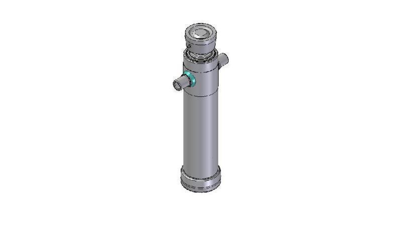 4024S -TELESCOPISCHE CYLINDER STANDAARD/BAL 2 FASES SLAG 795 DIAMETER 106