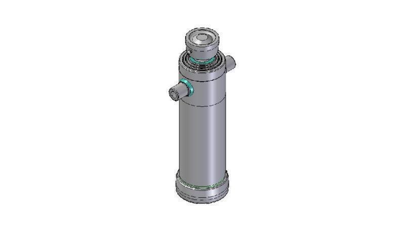 4039S - TELESCOPISCHE CYLINDER STANDAARD/BAL 3 FASES SLAAG 2093 DIAMETER 152