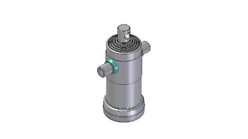 6004F -CILINDRO TELESCOPICO STANDARD/BUCO 6 STADI VIAGGIO 1245 FI 124