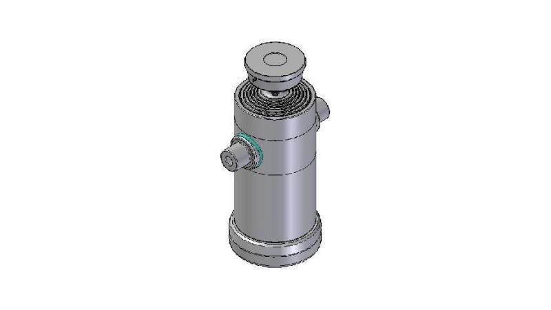 6066S - TELESCOPISCHE CYLINDER STANDAARD/BAL 6 FASES SLAAG 2640 DIAMETER 240