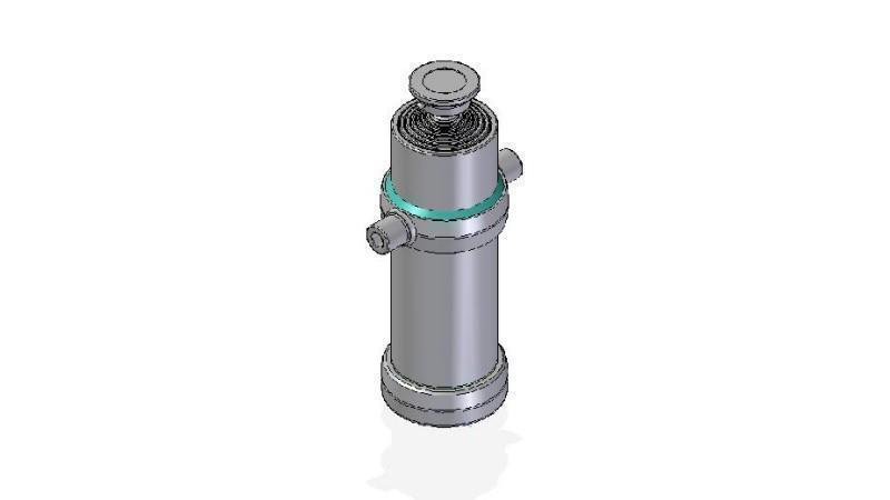 7011S - TELESCOPICKÝ CYLINDR STANDARD/KULIČKA 7 STUPŇŮ CESTA 2970 PRŮMĚR 170