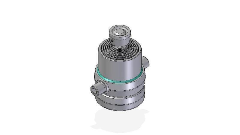 7015S - TELESCOPISCHE CYLINDER STANDAARD/BAL 7 FASES REIS 1135 DIAMETER 190