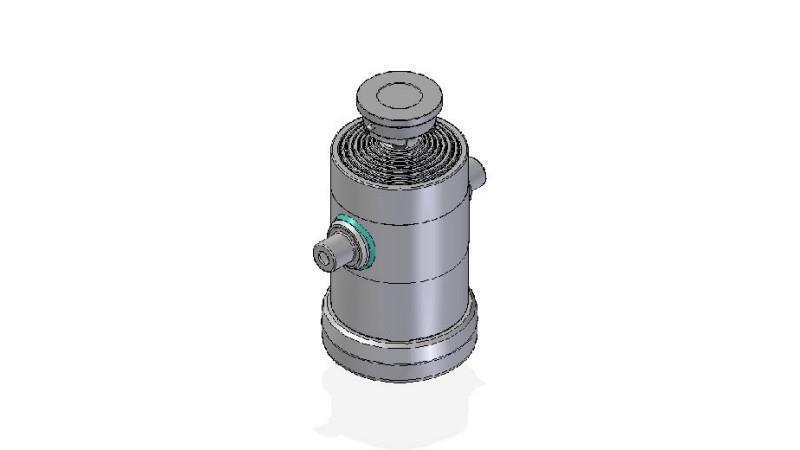 7032S - TELESCOPISCHE CYLINDER STANDAARD/BAL 7 FASES REIS 1992 DIAMETER 240