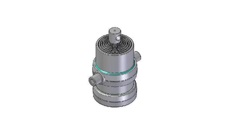 8002F - TELESCOPISCHE CYLINDER STANDAARD/GAT 8 FASES SLAG 1540 DIAMETER 190
