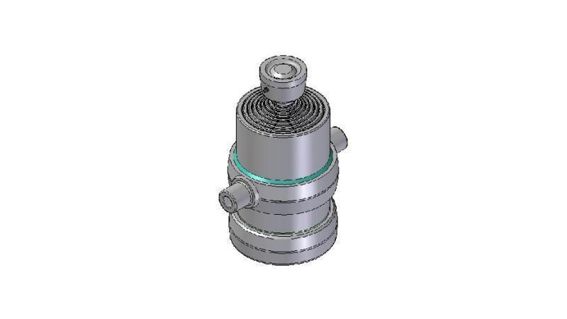 8002S -TELESKOPSKI CILINDER STANDARD/KROGLA 8 STOPENJ HOD 1540 FI 190