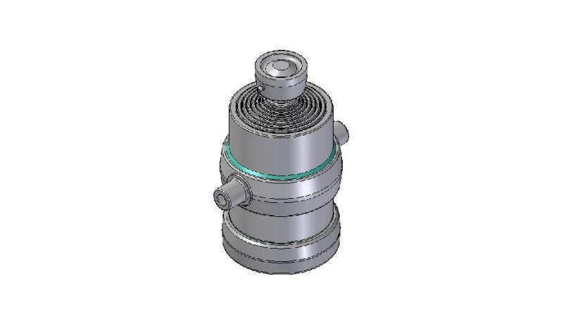 8019S - TELESCOPISCHE CYLINDER STANDAARD/BAL 8 FASES REIS 1750 DIAMETER 215
