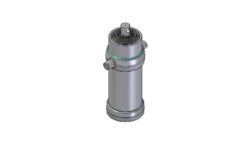 8027F - TELESCOPISCHE CYLINDER STANDAARD/GAT 8 FASES SLAG 3890 DIAMETER 215