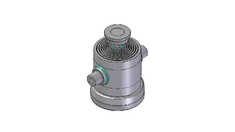 8031S - TELESCOPICKÝ CYLINDR STANDARD/KULIČKA 8 STUPŇŮ ZDVIH 1950 PRŮMĚR 270