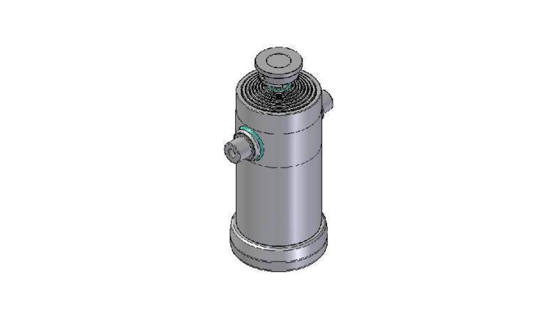8037S -TELESCOPISCHE CYLINDER STANDAARD/BAL 8 FASES SLAAG 3740 DIAMETER 270