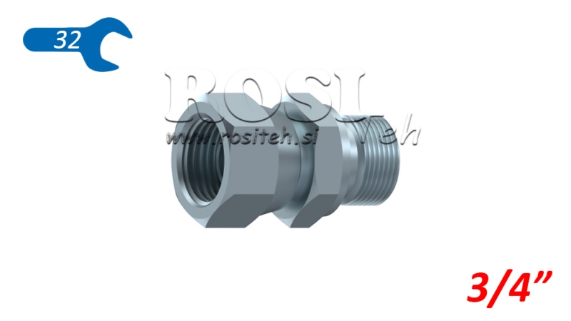 HYDRAULISCHE DUBBELE SLAAN MOER 3/4