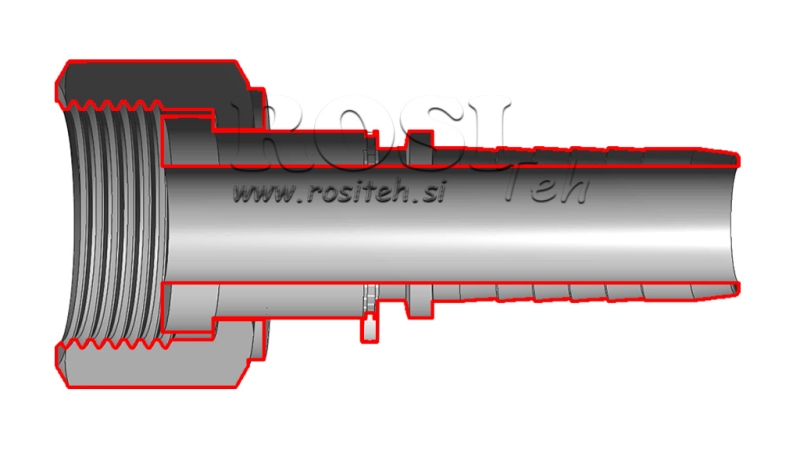 HYDRAULISCHE AANSLUITING DKORFS VROUW DN10-13/16-16