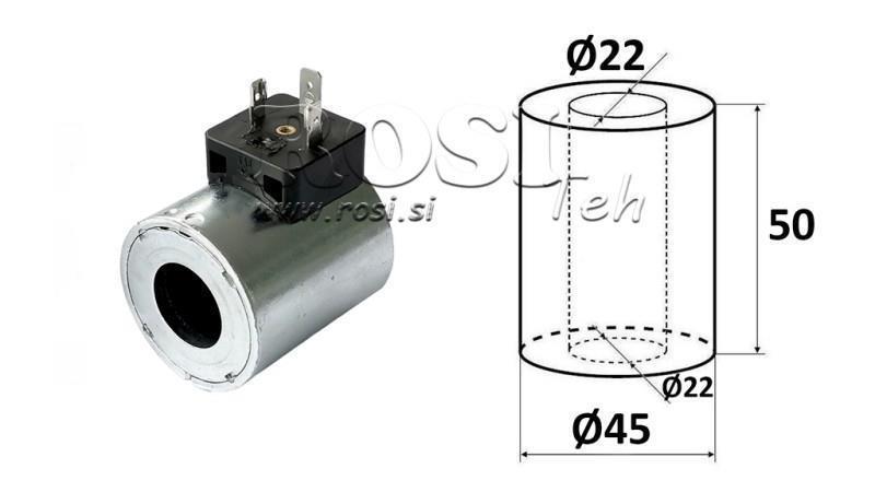 ELEKTROMAGNETISCHE SPOEL 24V DC - DS3 - fi 22mm-50mm 31W