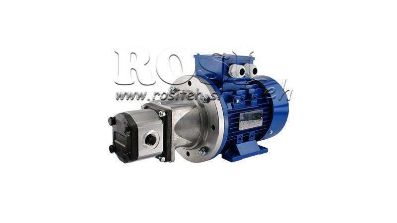 HYDRAULISCHE POMP MONTAAGE GROEP 1 8 ccm ELEKTRISCHE MOTOR 3-fase - 3 KW (stroom = 11.5 liter/min)