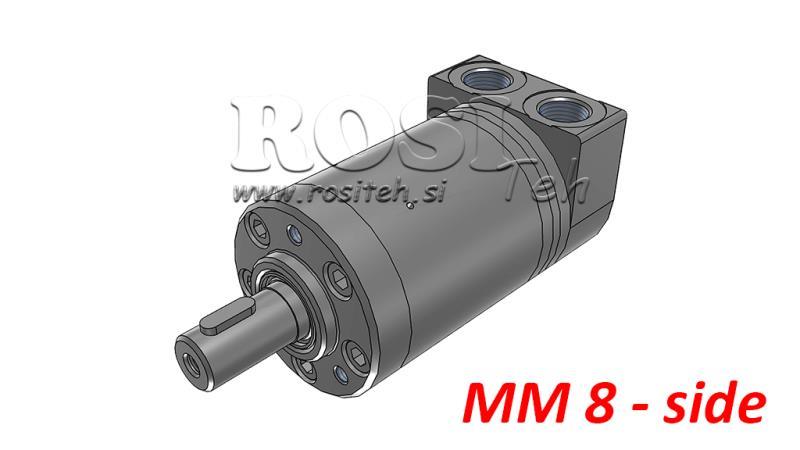 HYDRAULISCHE MOTOR MM 8 -ZIJDE