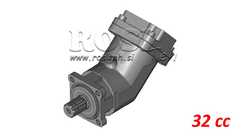 PÍSTOVÝ HYDRAULICKÝ MOTOR 32CC - 174NM