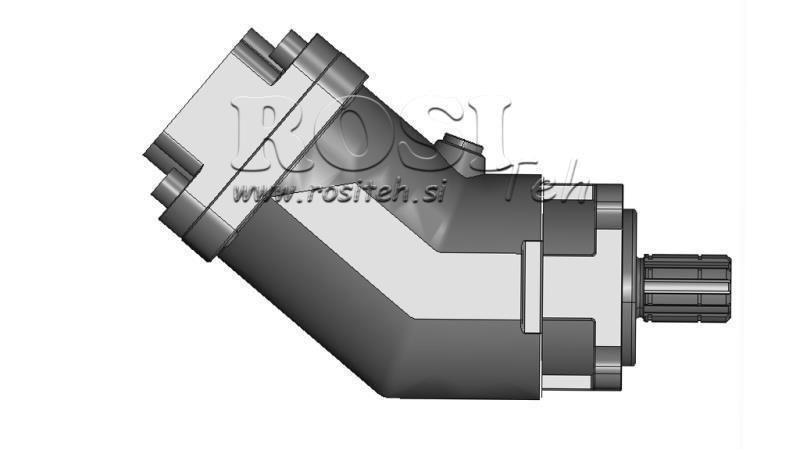 PÍSTOVÝ HYDRAULICKÝ MOTOR 40CC - 228NM