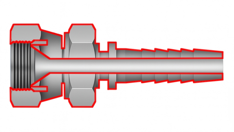 HIDRAVLIČNI PRIKLJUČEK JIS Japanese 60° KOMATSU ŽENSKI DN6-M14x1,5