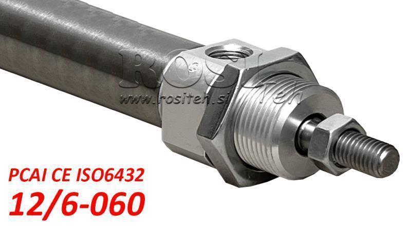 PNEUMATISCHE CYLINDER PCAI 12/6-060 CE ISO6432